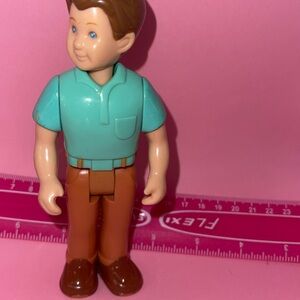 Grand mansion lot of mom dad baby figures dollhouse vintage doll house all shown